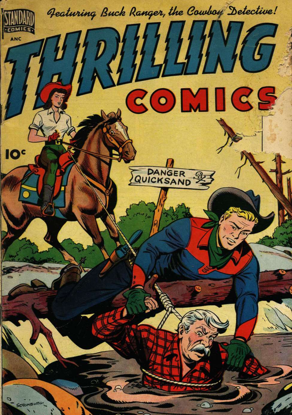 Book Cover For Thrilling Comics 77