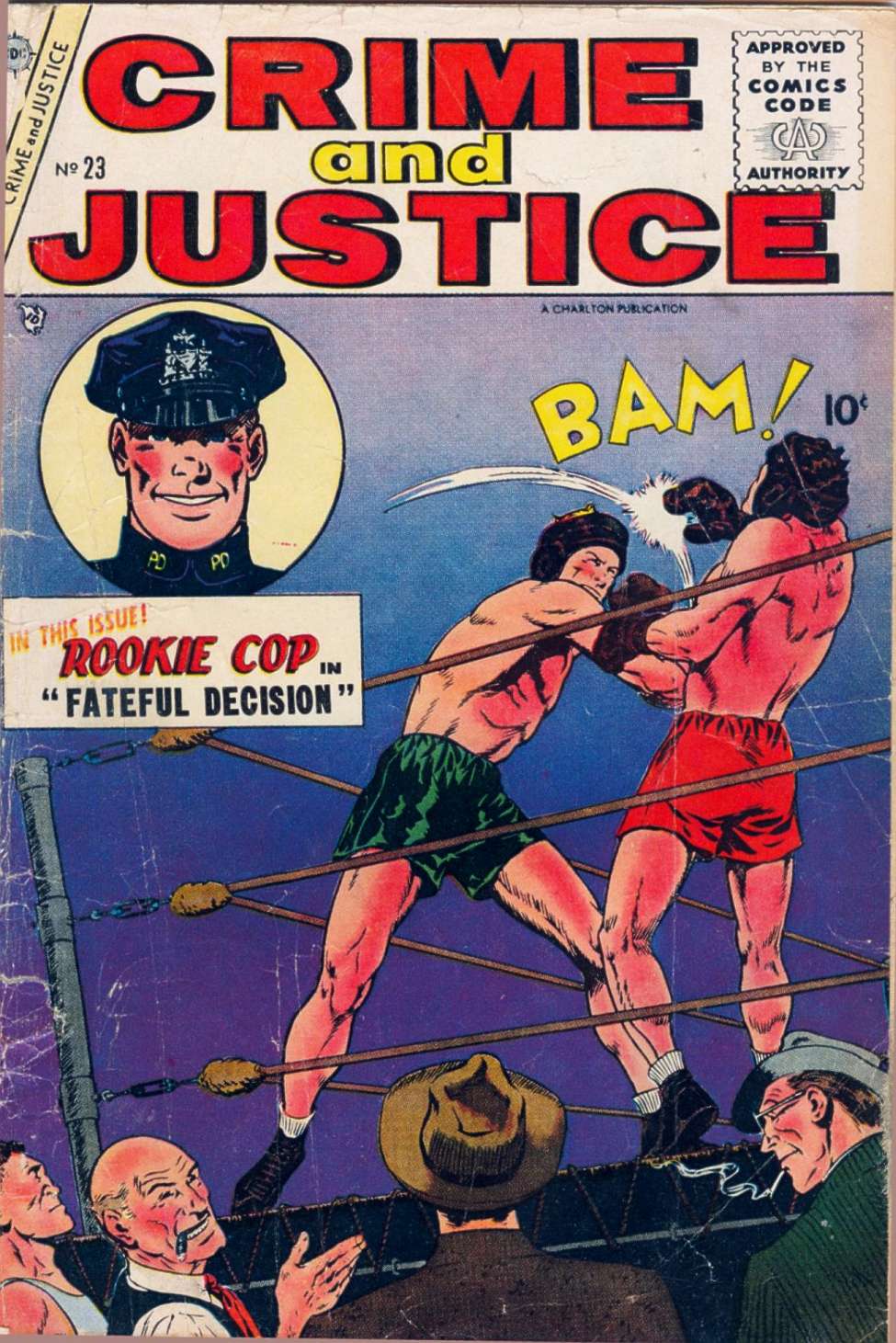 Comic Book Cover For Crime And Justice 23