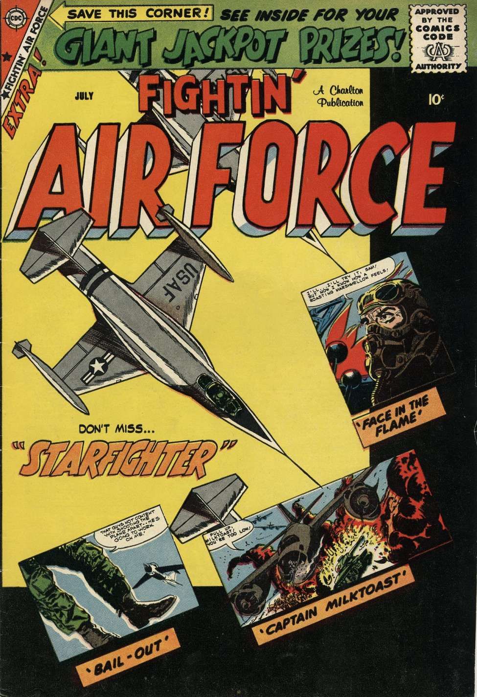 Comic Book Cover For Fightin' Air Force 16