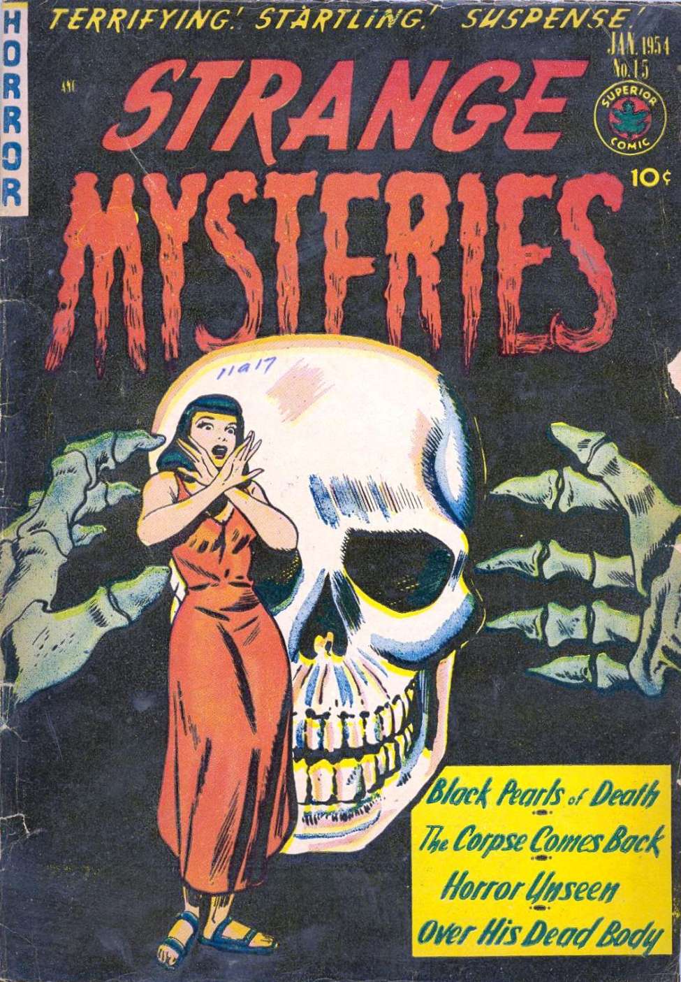 Book Cover For Strange Mysteries 15