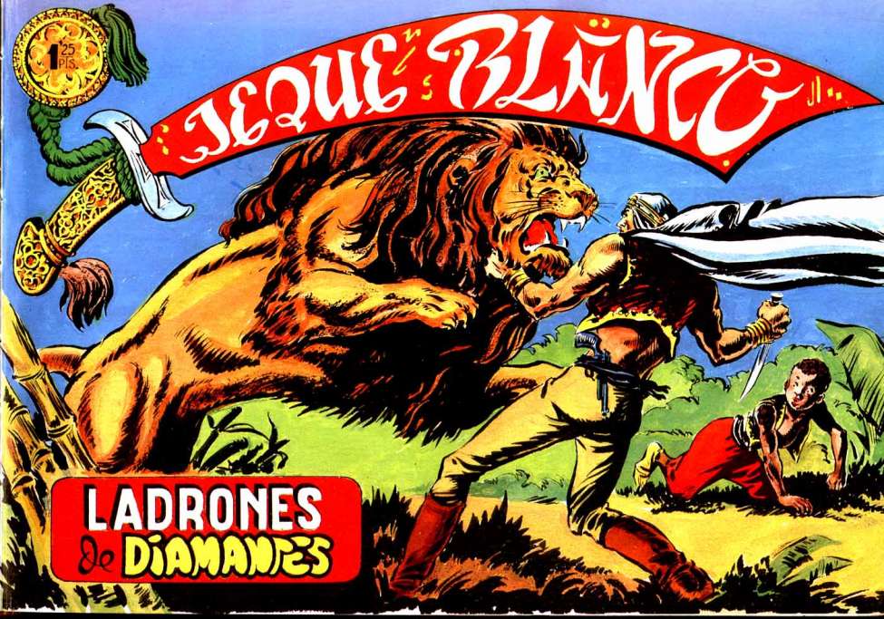 Comic Book Cover For Jeque Blanco 4 - Ladrones de Diamantes