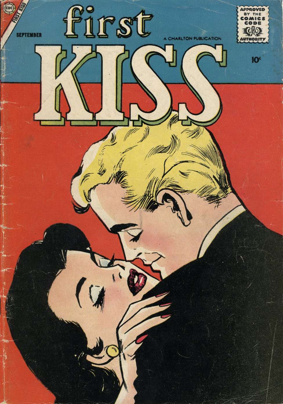 Comic Book Cover For First Kiss 5