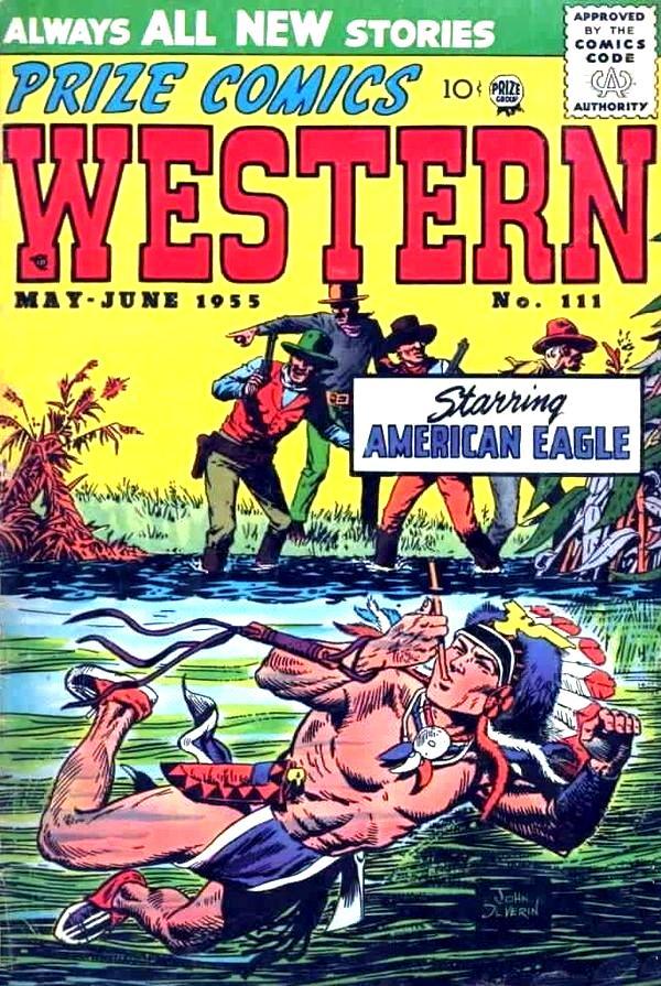 Comic Book Cover For Prize Comics Western 111