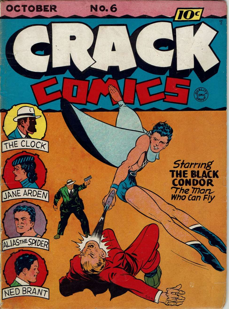 Book Cover For Crack Comics 6