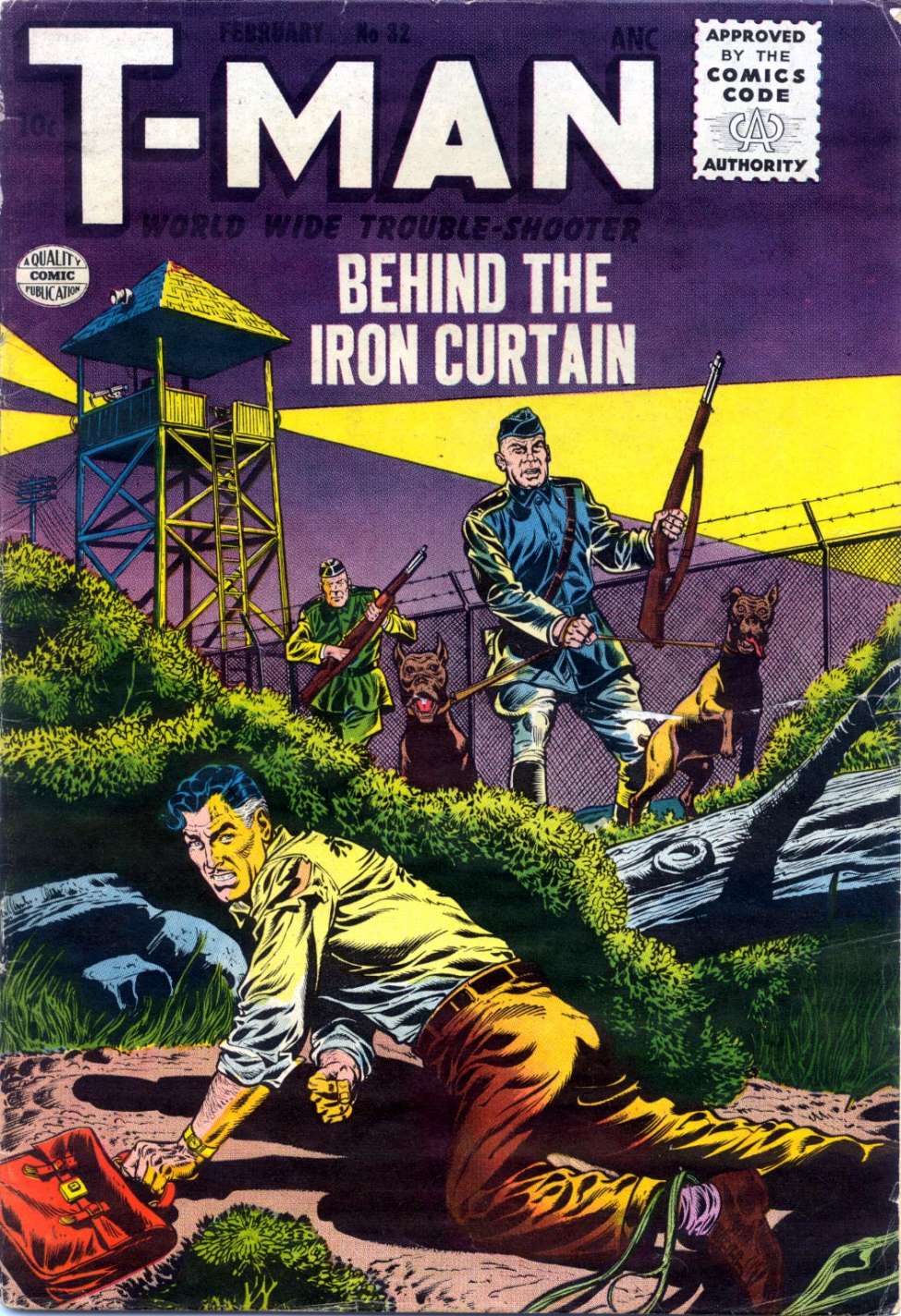 Comic Book Cover For T-Man 32
