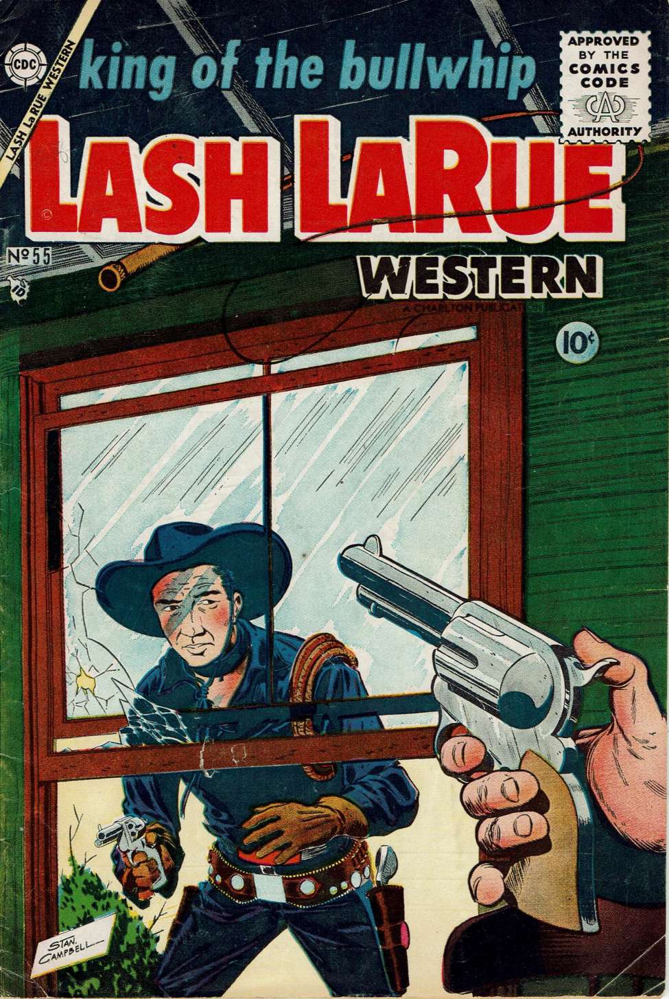Book Cover For Lash LaRue Western 55 - Version 2