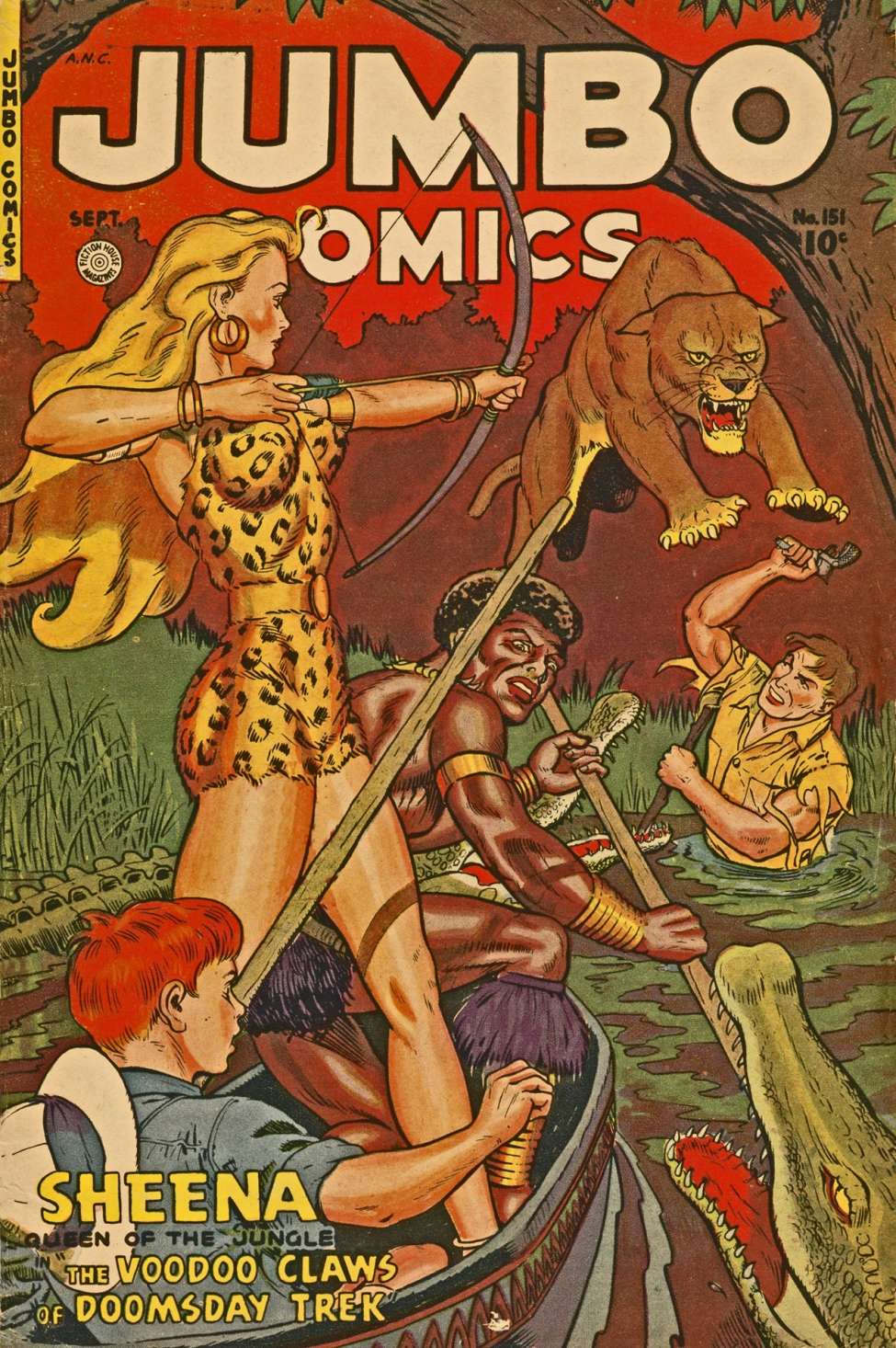 Book Cover For Jumbo Comics 151 - Version 2