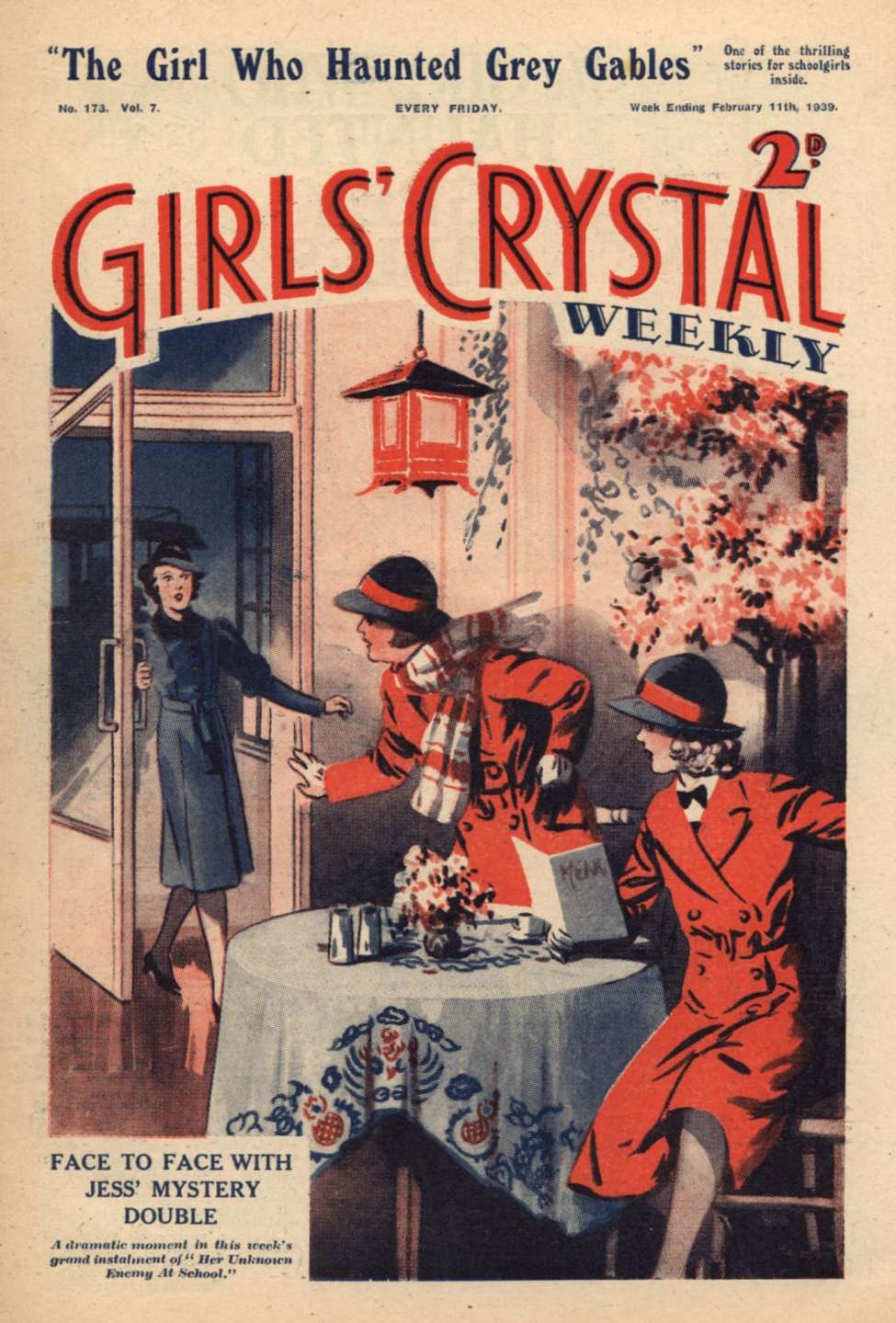 Book Cover For Girls' Crystal 173 - Pat's Trapeze Thrill