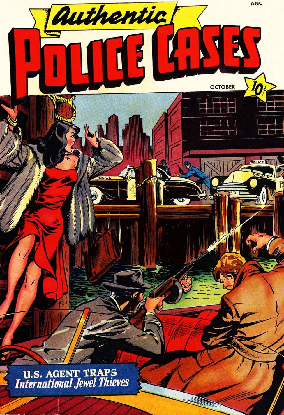 Comic Book Cover For Authentic Police Cases 9