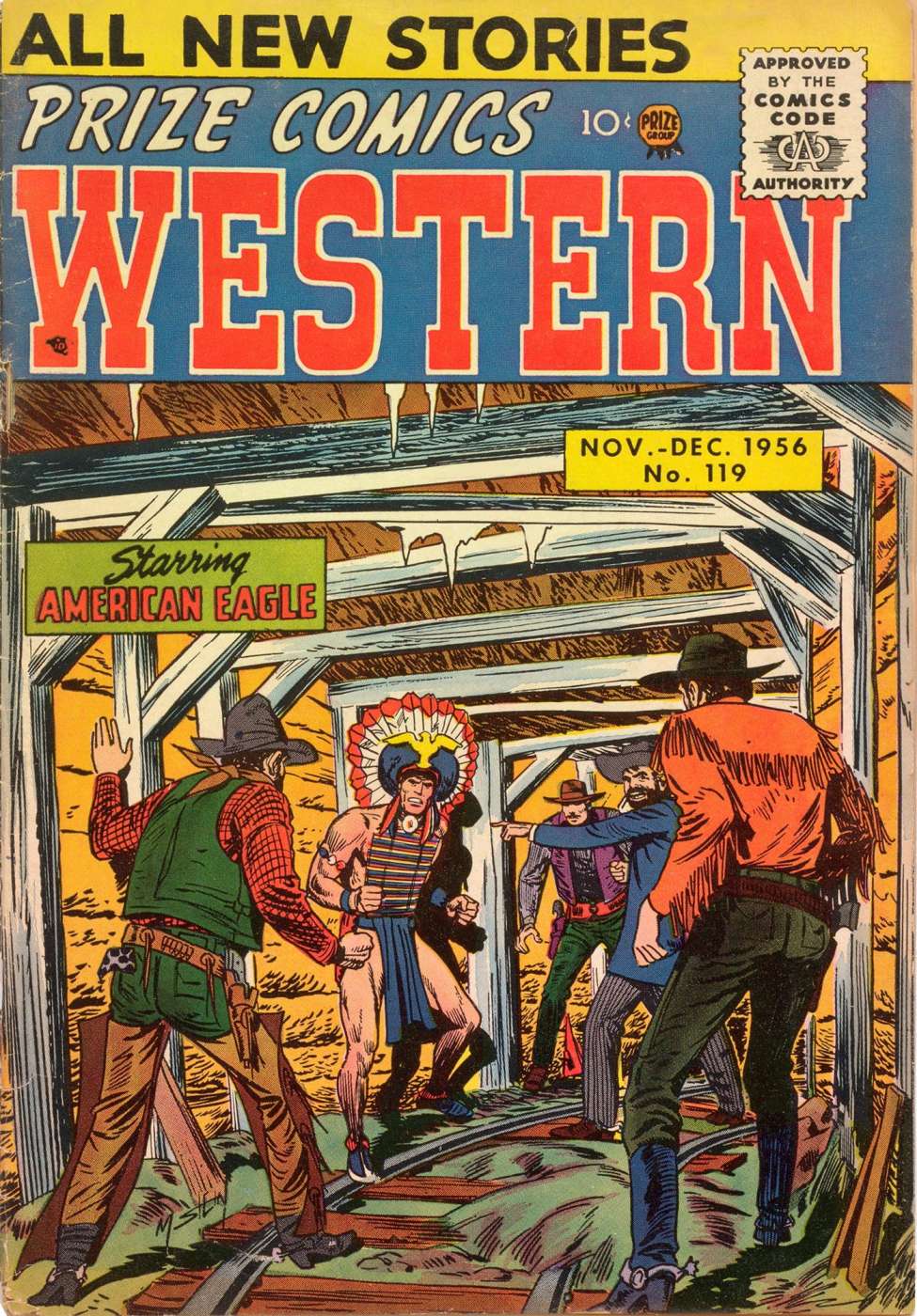 Comic Book Cover For Prize Comics Western 119