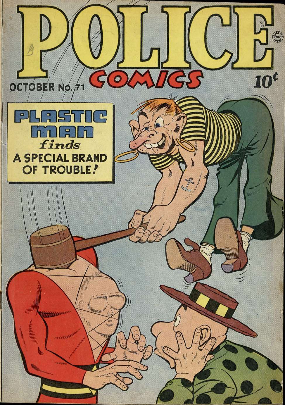 Book Cover For Police Comics 71