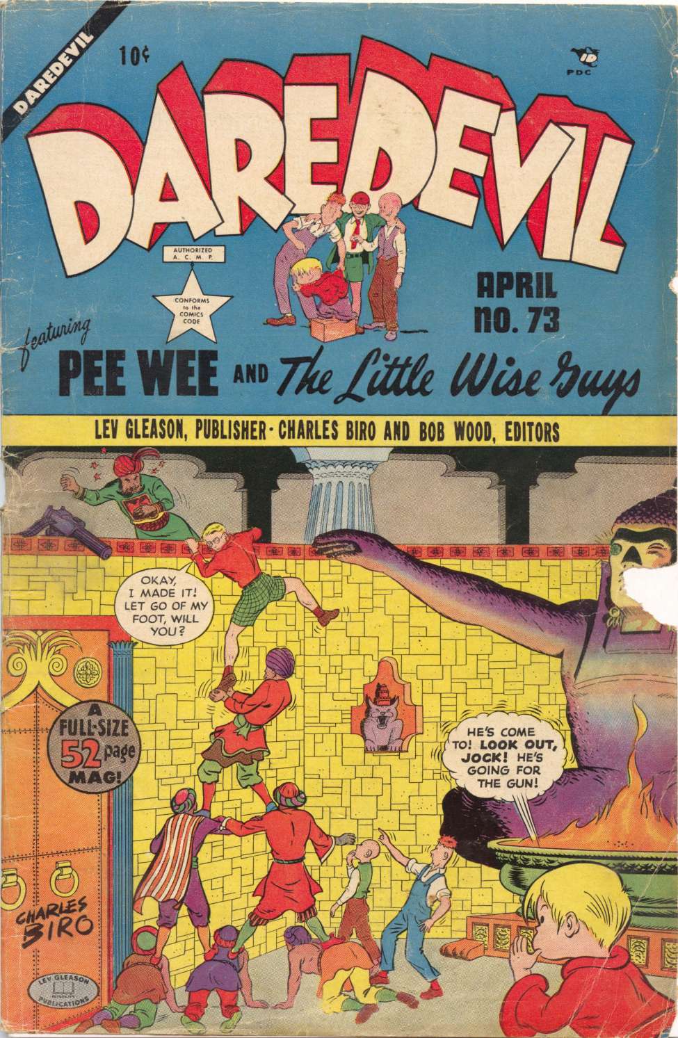 Comic Book Cover For Daredevil Comics 73 - Version 2