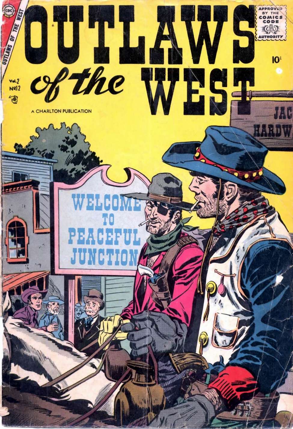 Comic Book Cover For Outlaws of the West 12