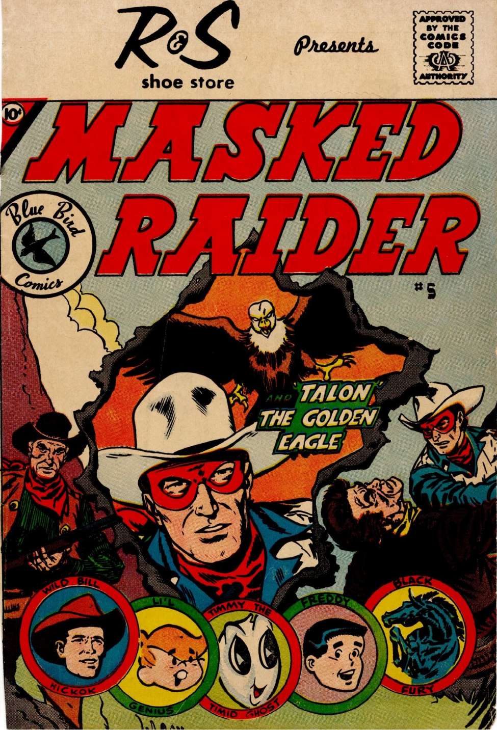Comic Book Cover For Masked Raider 5 (Blue Bird)