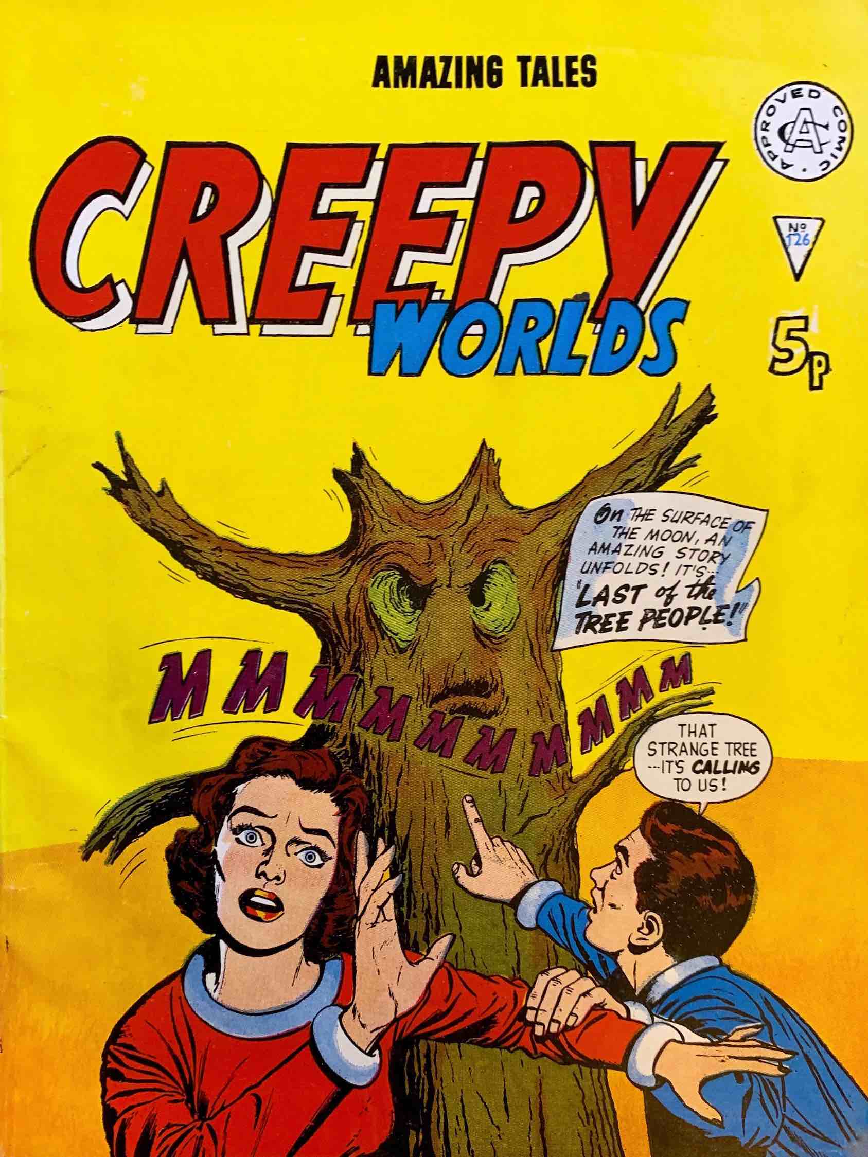 Book Cover For Creepy Worlds 126