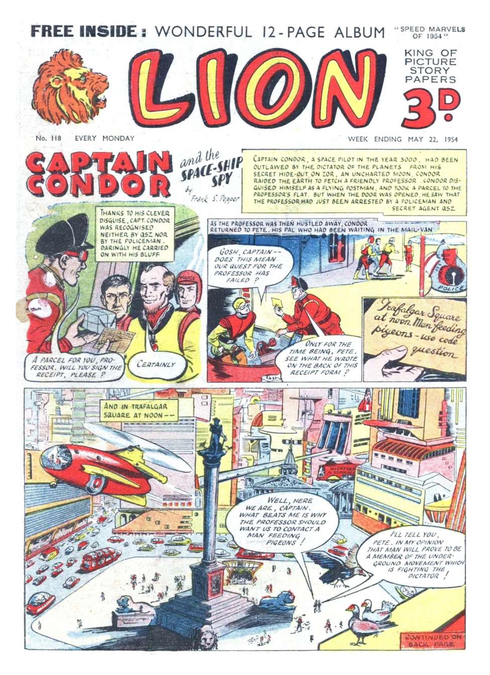 Comic Book Cover For Lion 118