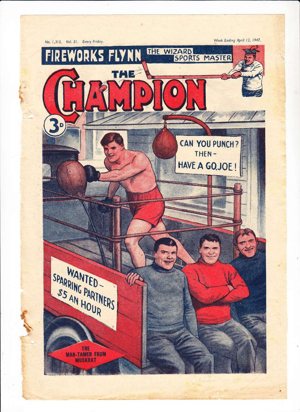 Comic Book Cover For The Champion 1315