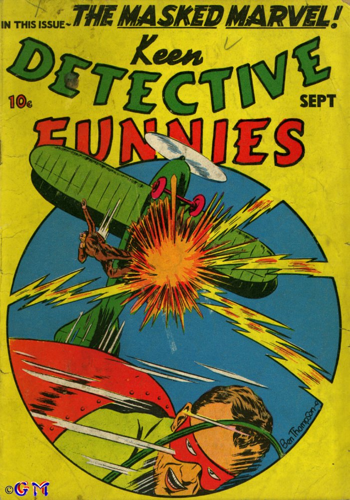 Comic Book Cover For Keen Detective Funnies 13 v2 9