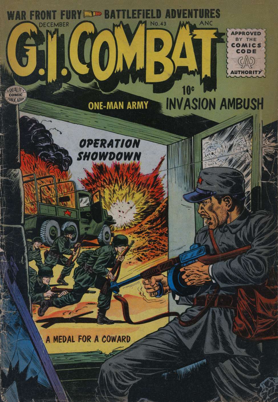 Comic Book Cover For G.I. Combat 43