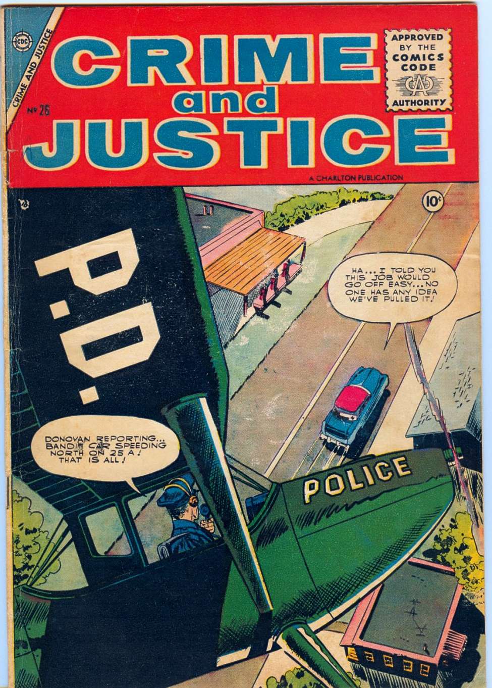 Comic Book Cover For Crime And Justice 26