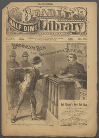Large Thumbnail For Beadle's Half Dime Library 569 - Brooklyn Ben, the On-His-Own-Hook Detective