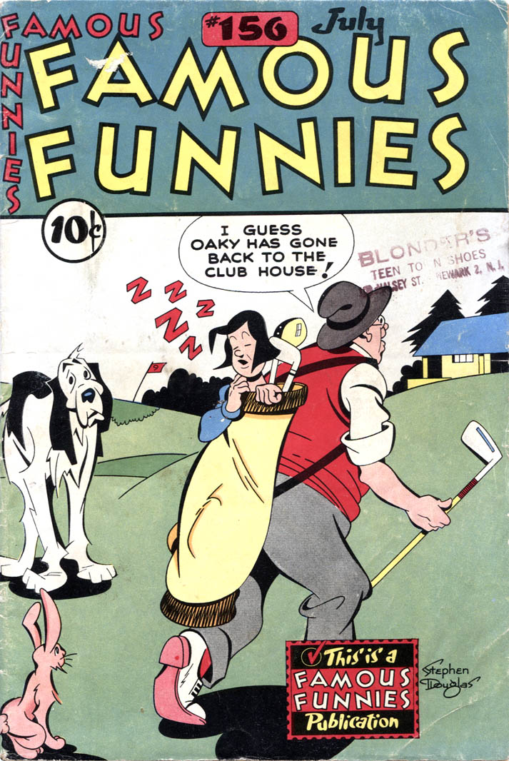 Comic Book Cover For Famous Funnies 156
