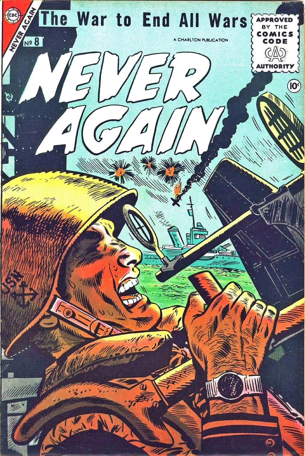 Comic Book Cover For Never Again 8