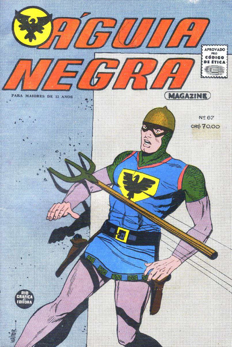 Comic Book Cover For Águia Negra 67