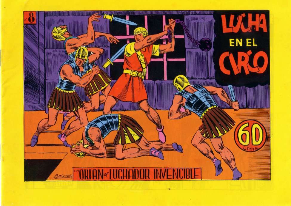 Comic Book Cover For Orlan el Luchador Invencible 8 - Lucha en El Circo