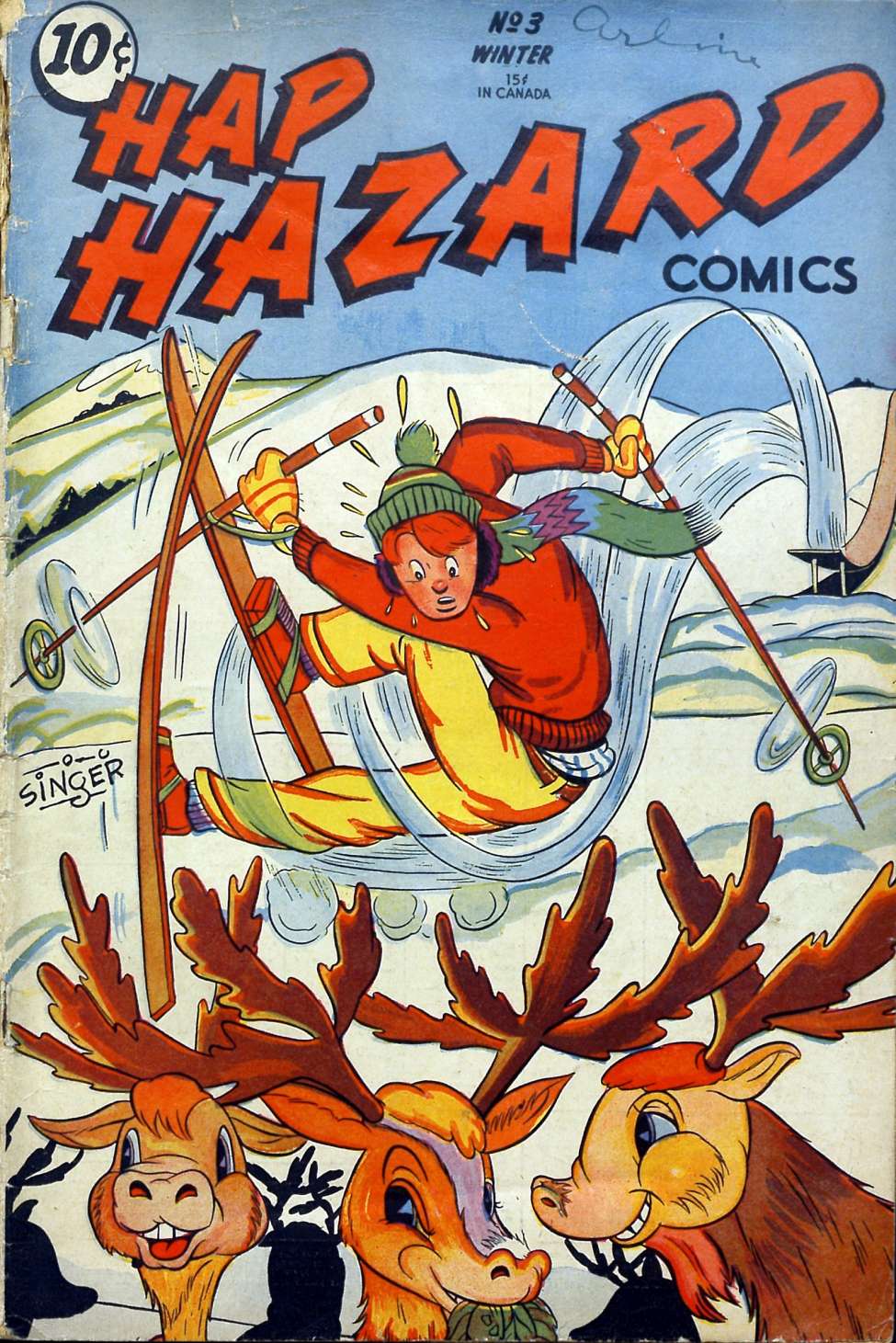 Comic Book Cover For Hap Hazard Comics 3 - Version 1