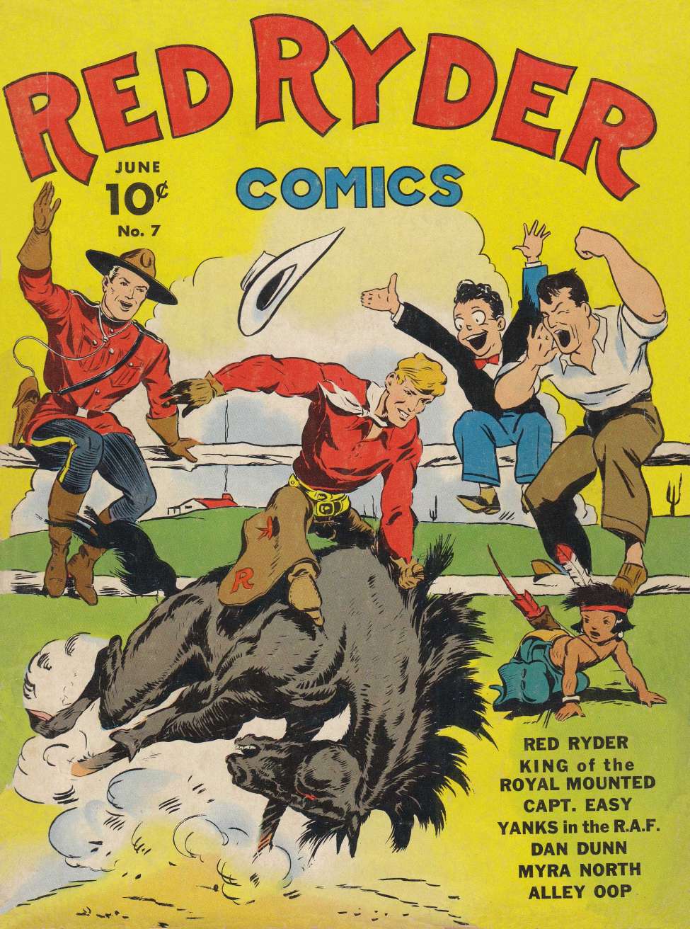 Book Cover For Red Ryder Comics 7
