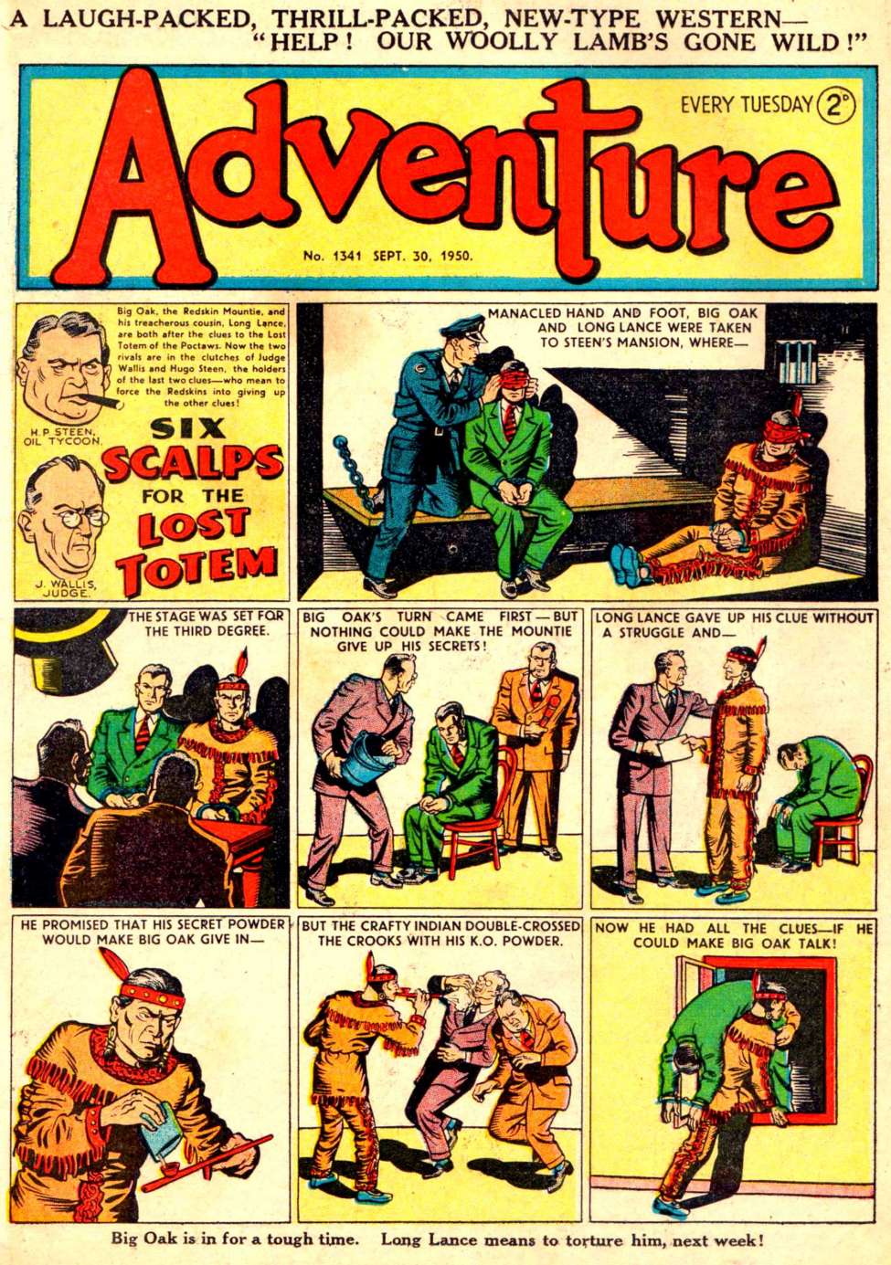 Comic Book Cover For Adventure 1341