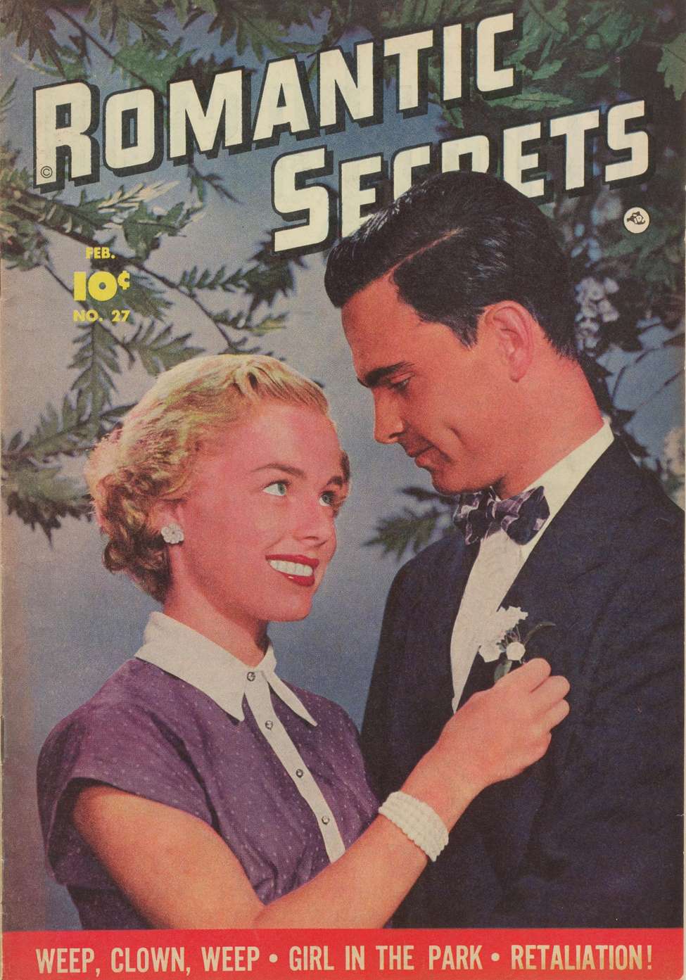 Comic Book Cover For Romantic Secrets 27