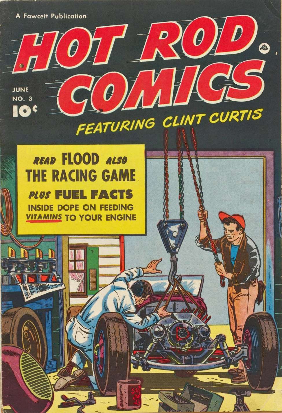 Comic Book Cover For Hot Rod Comics 3