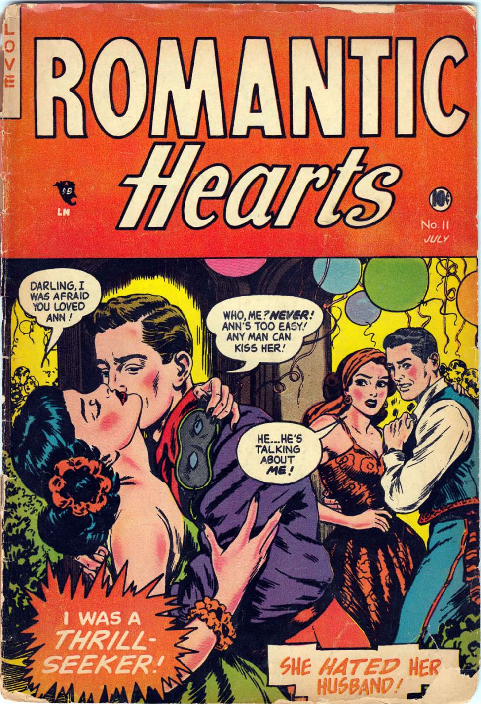 Comic Book Cover For Romantic Hearts v1 11
