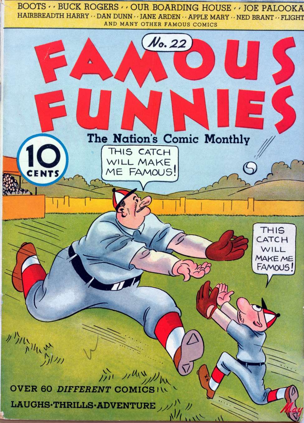 Comic Book Cover For Famous Funnies 22