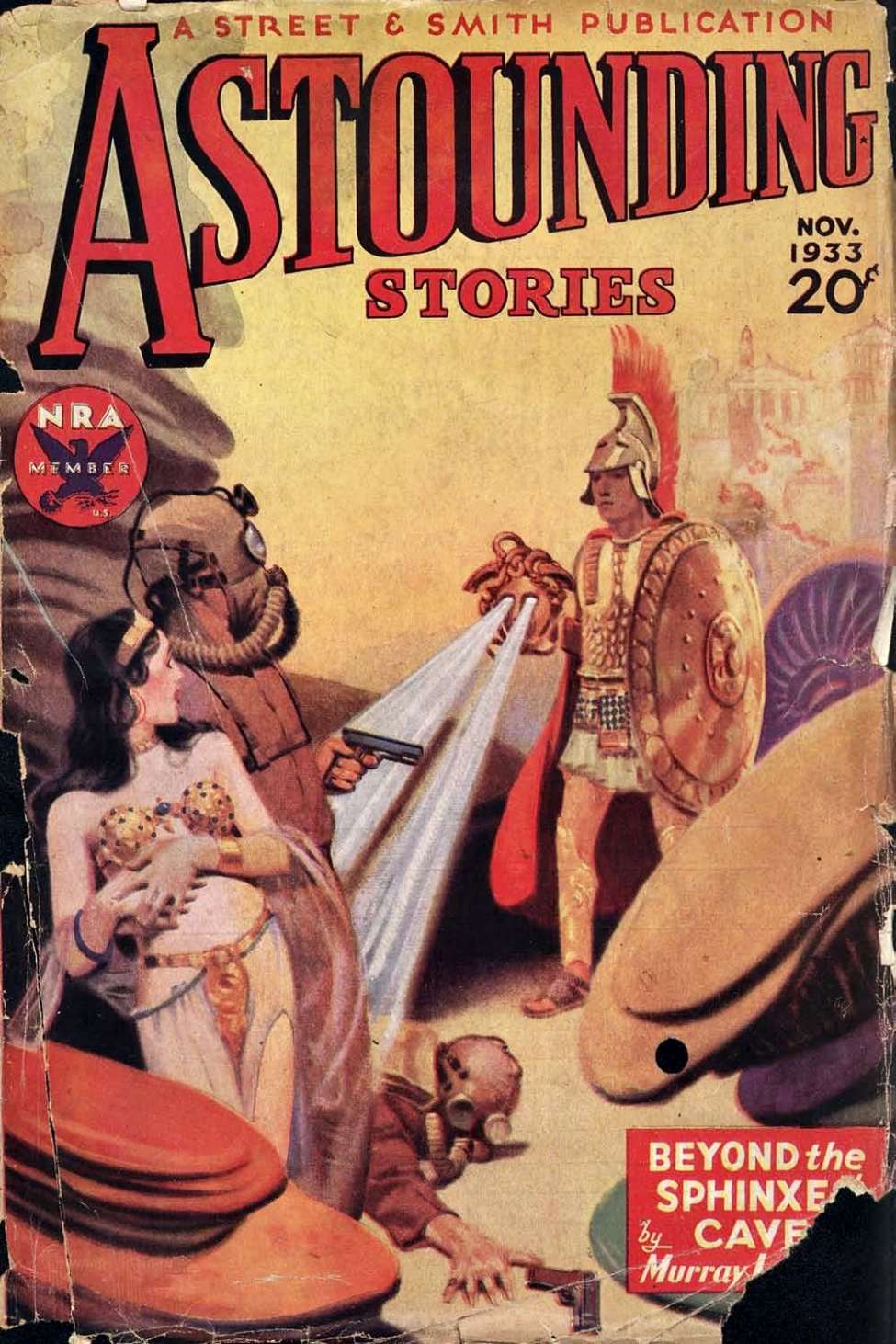 Comic Book Cover For Astounding v12 3 - Beyond the Sphinxes' Cave - Murray Leinster