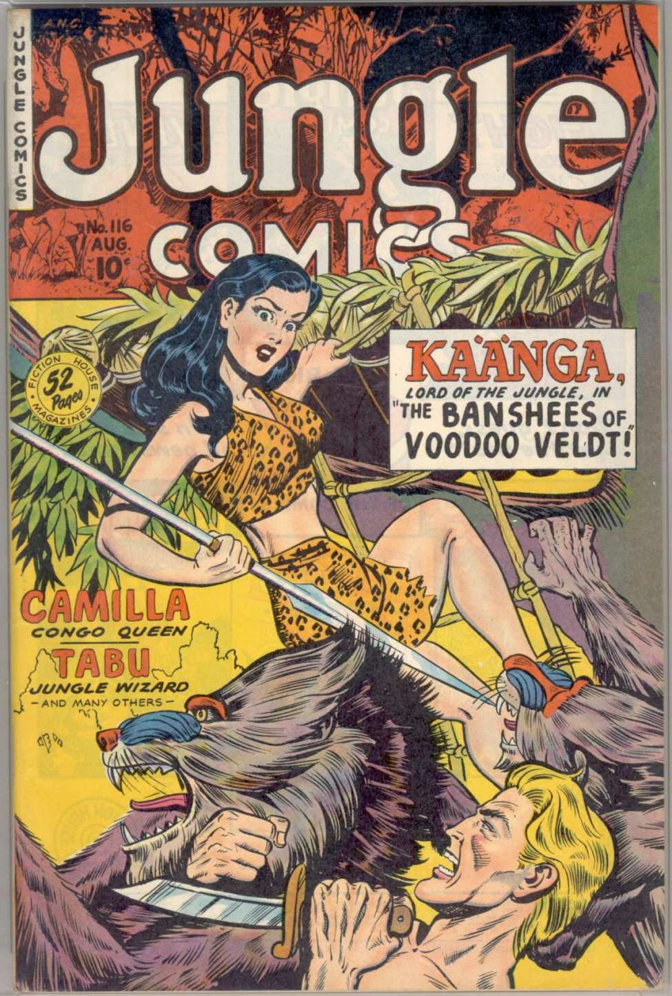 Comic Book Cover For Jungle Comics 116