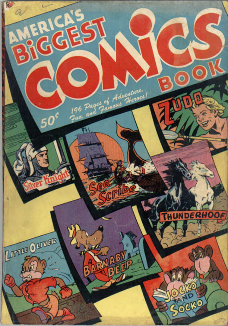 Comic Book Cover For America's Biggest Comics Book 1