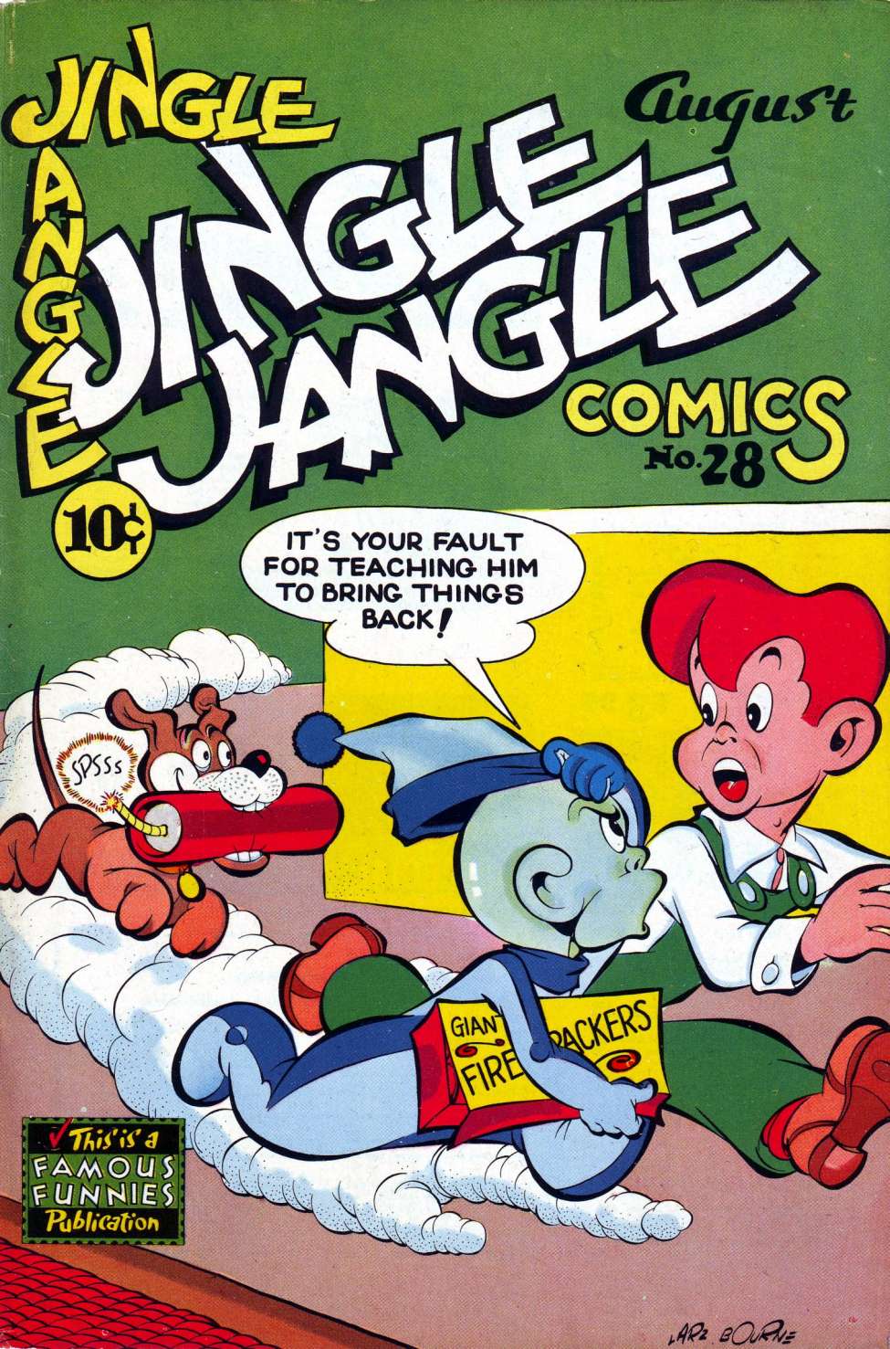 Comic Book Cover For Jingle Jangle Comics 28