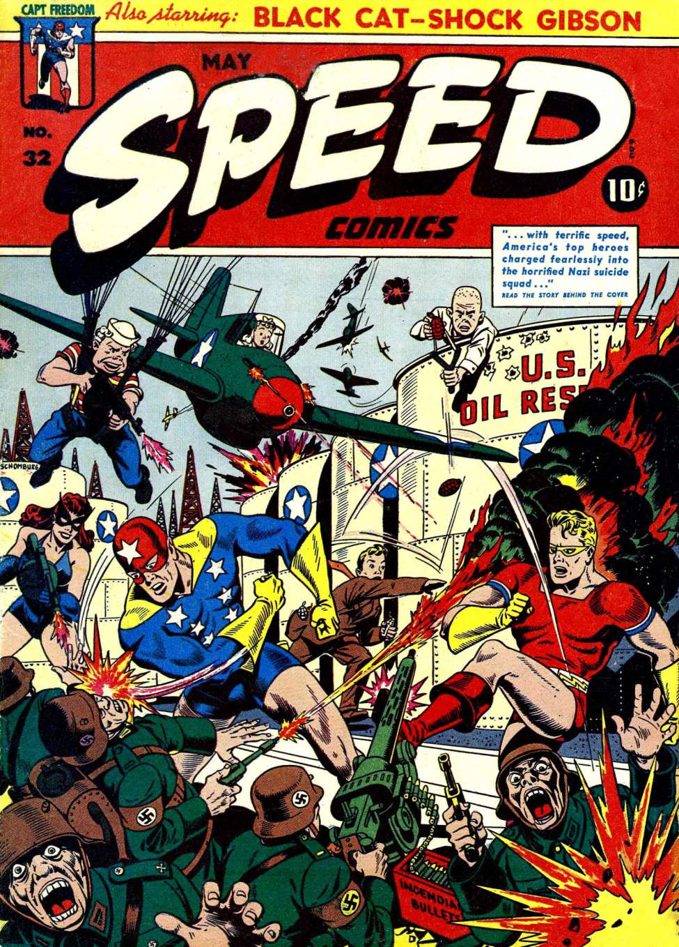 Book Cover For Speed Comics 32