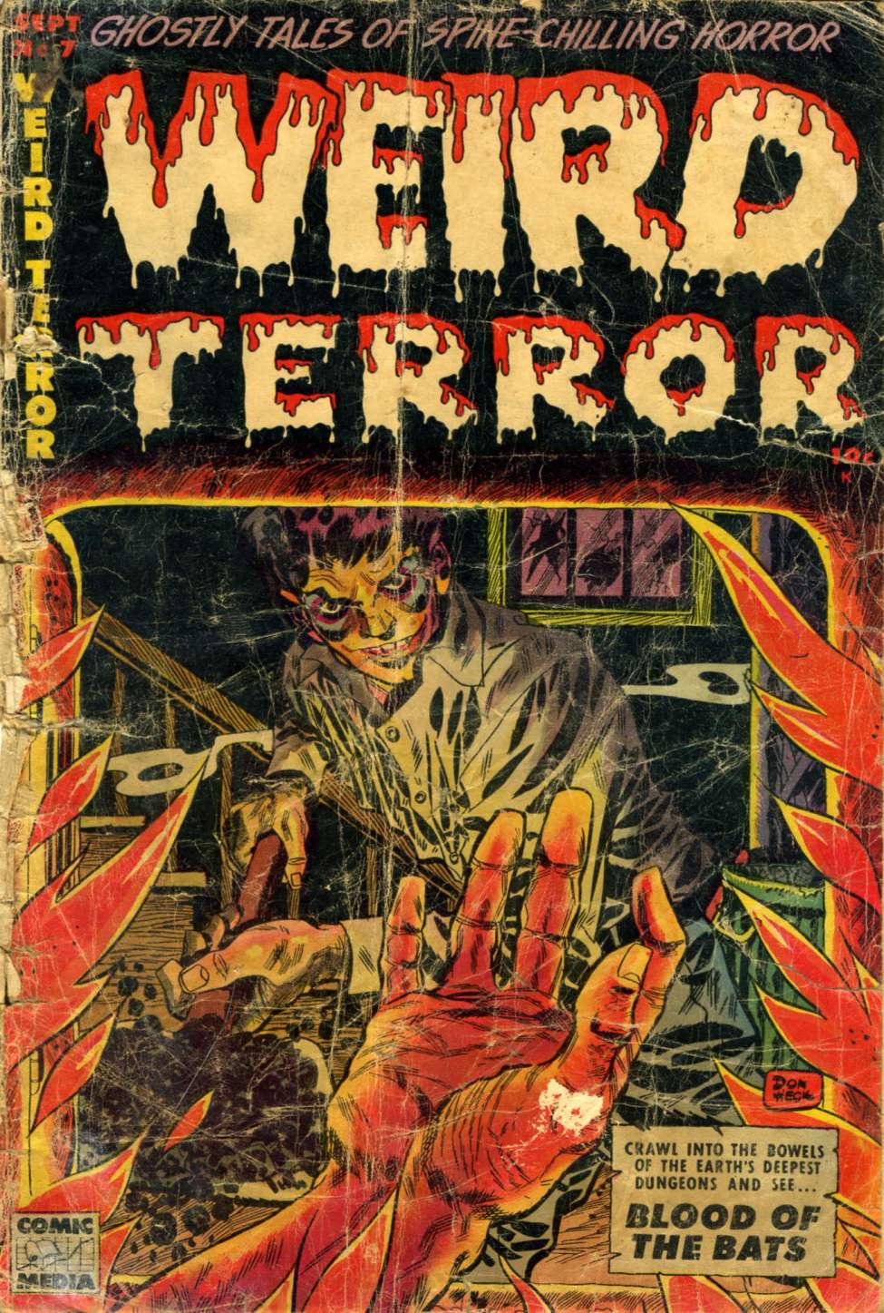 Comic Book Cover For Weird Terror 7