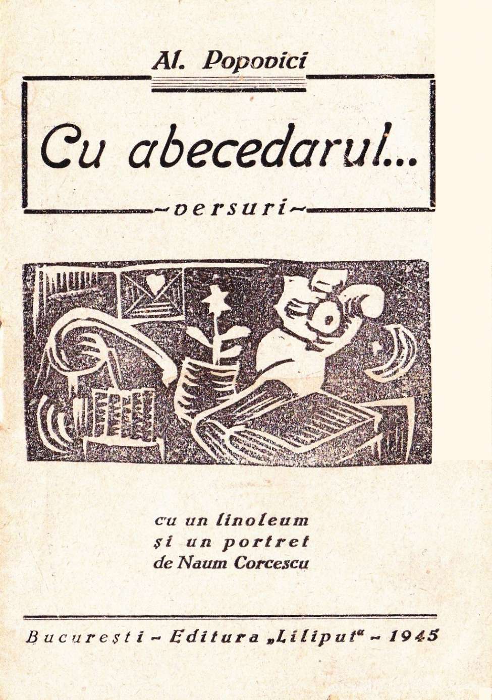 Book Cover For Cu abecedarul
