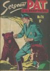 Cover For Sergeant Pat of the Radio-Patrol 76