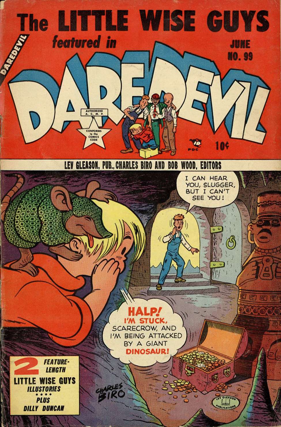 Comic Book Cover For Daredevil Comics 99