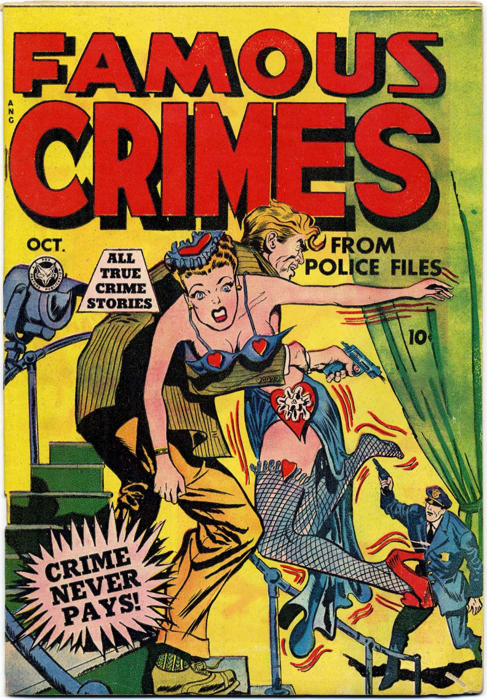 Comic Book Cover For Famous Crimes 3