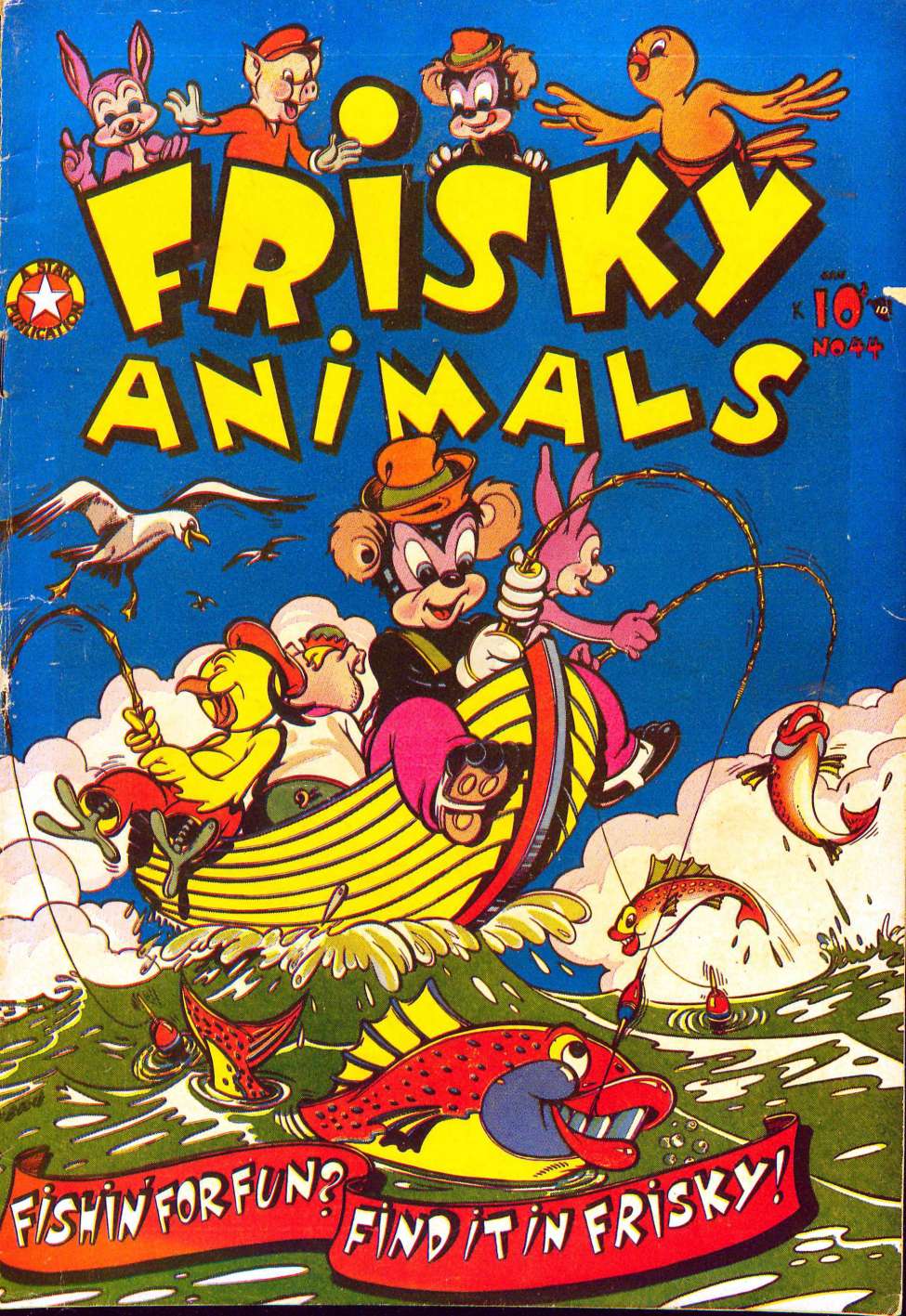 Book Cover For Frisky Animals 44