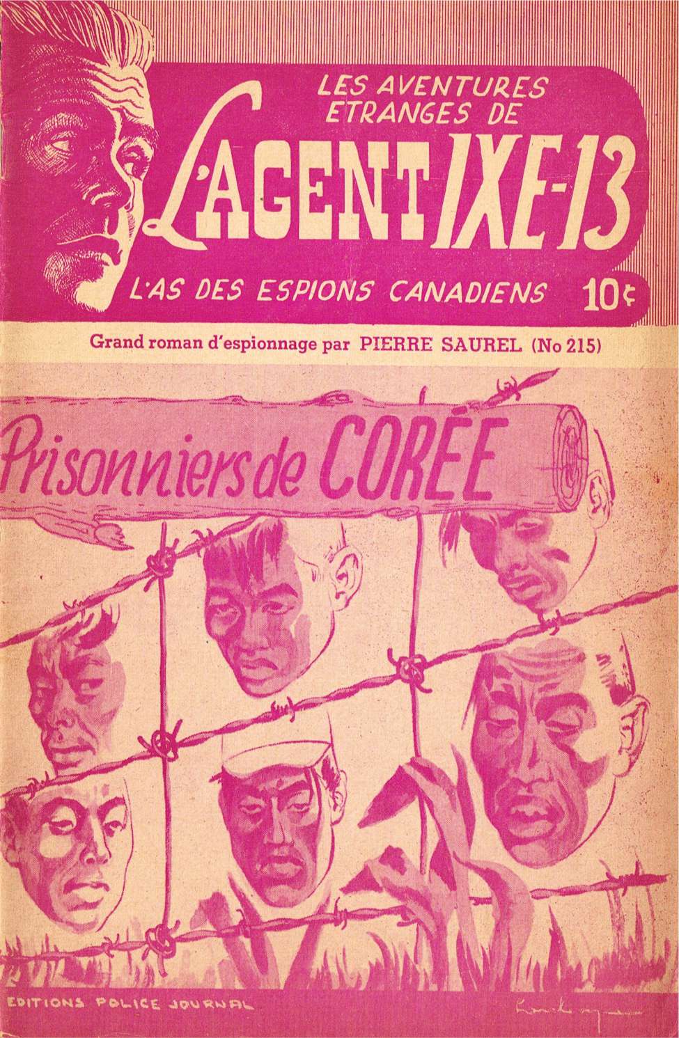 Book Cover For L'Agent IXE-13 v2 215 - Prisonniers de corée
