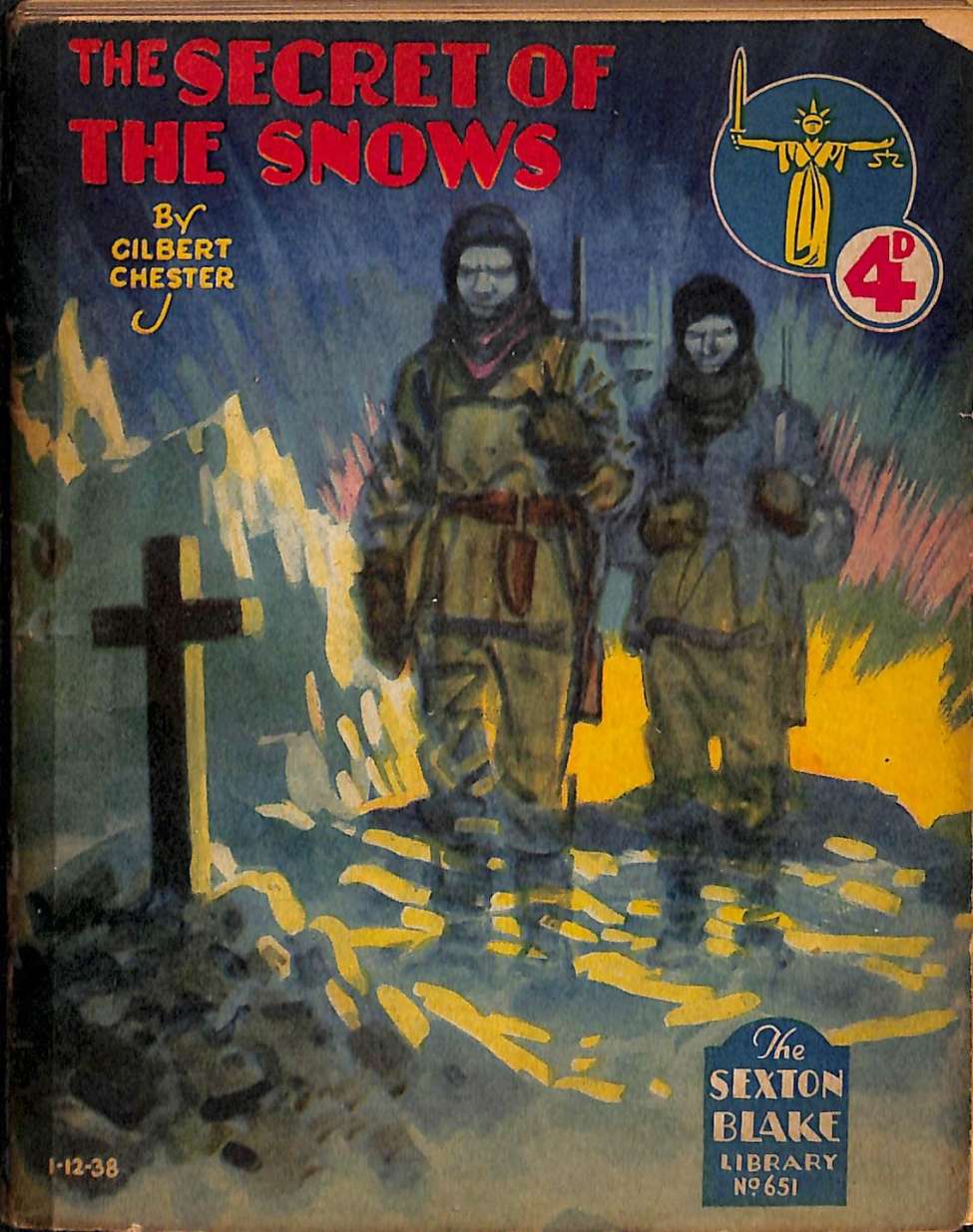 Book Cover For Sexton Blake Library S2 651 - The Secret of the Snows