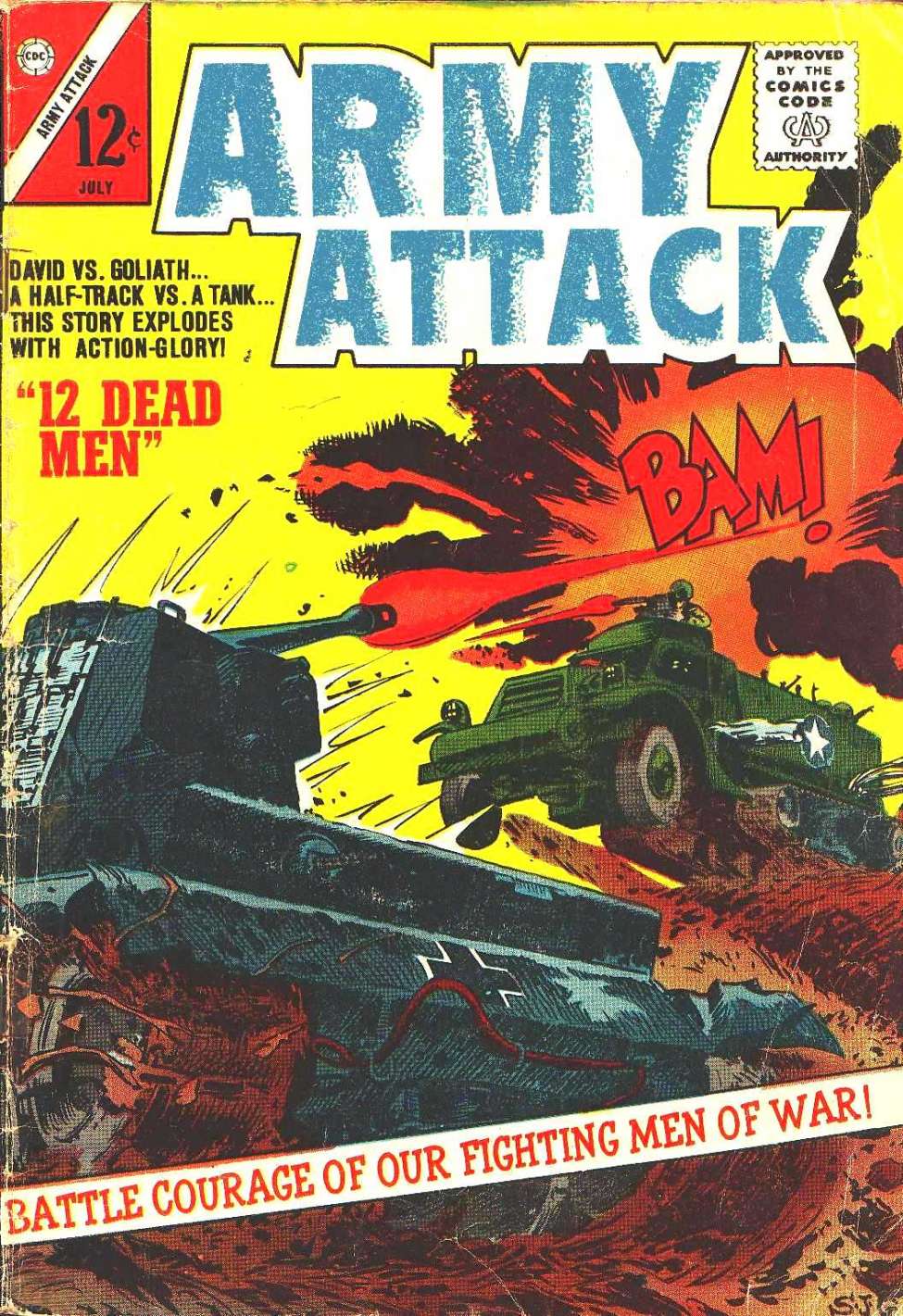 Comic Book Cover For Army Attack 1